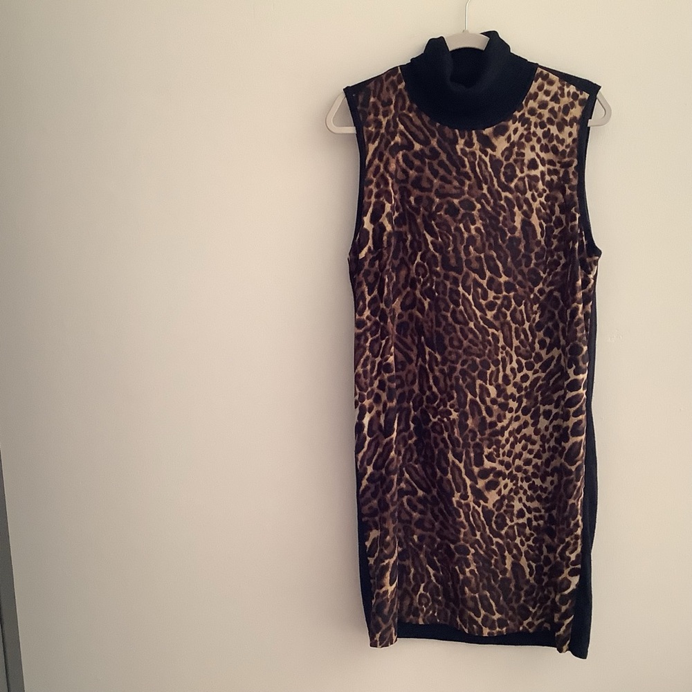 Lauren Ralph Lauren Sleeveless Leopard Dress